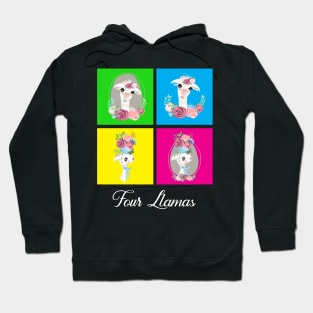 Four Llamas Hoodie